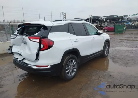 2022 GMC Terrain Fwd Slt from USA, damaged, VIN 3GKALPEV7NL270964